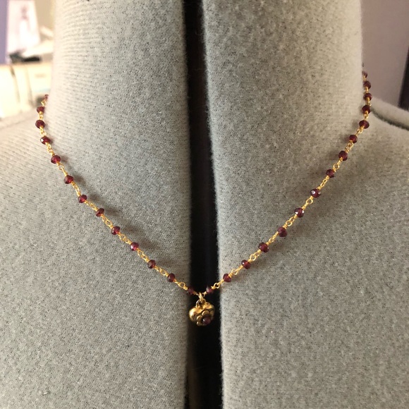 Rosary Style Beaded Necklace Clearance 